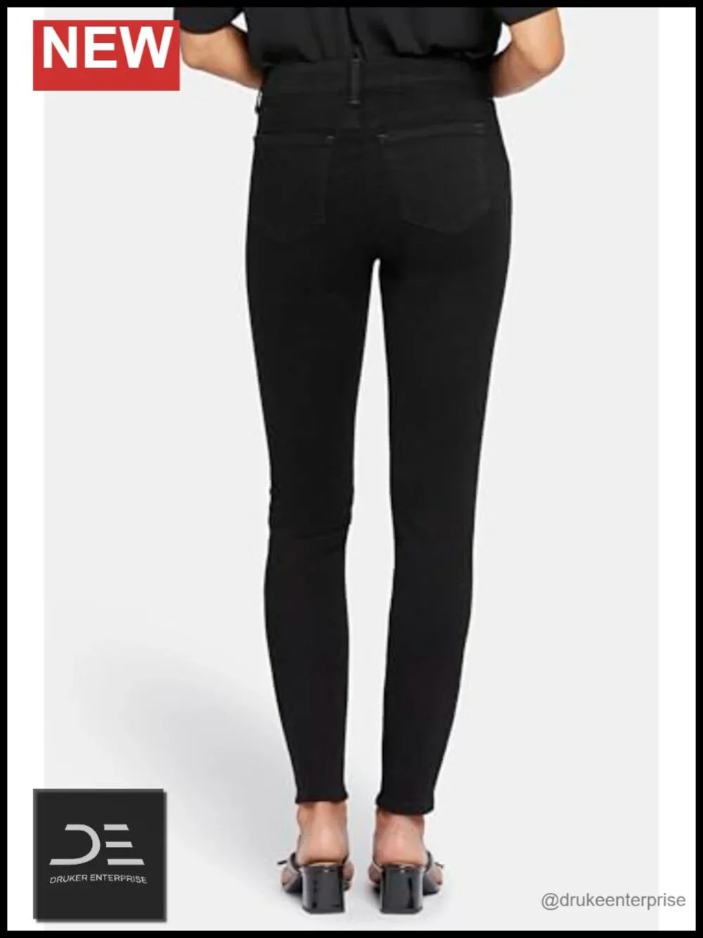 Skinny Legging Jeans with Lift Tuck Technology High Stretch Mid Rise 5 Pocket